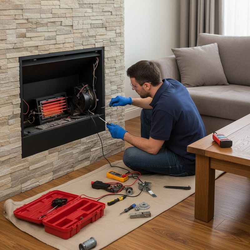 Stone Fireplace Repair