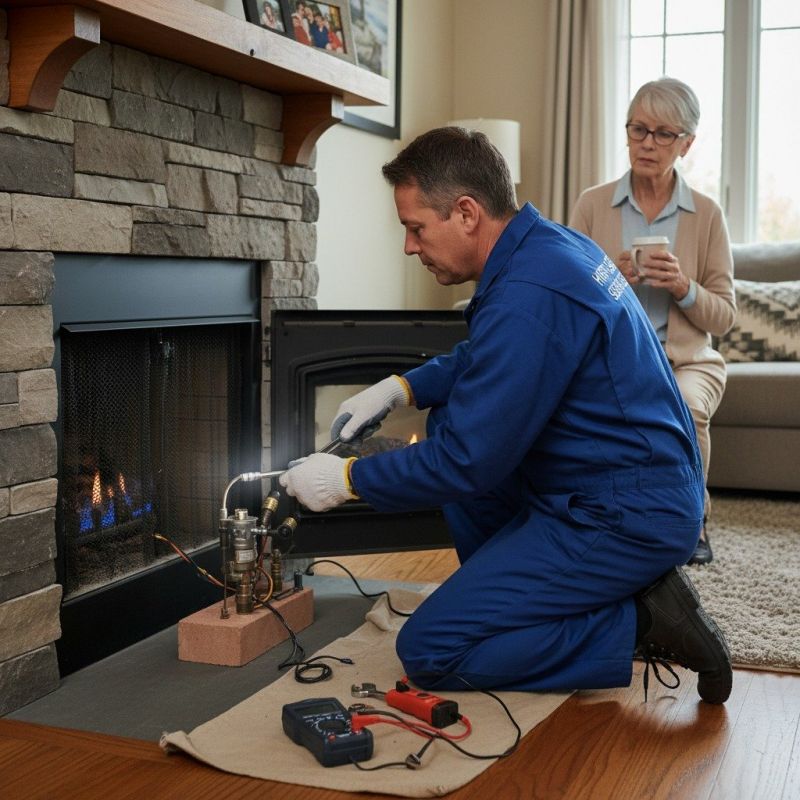 Stone Fireplace Repair